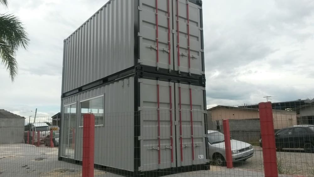 loja de automoveis container 02 - Loja de Automóveis Container