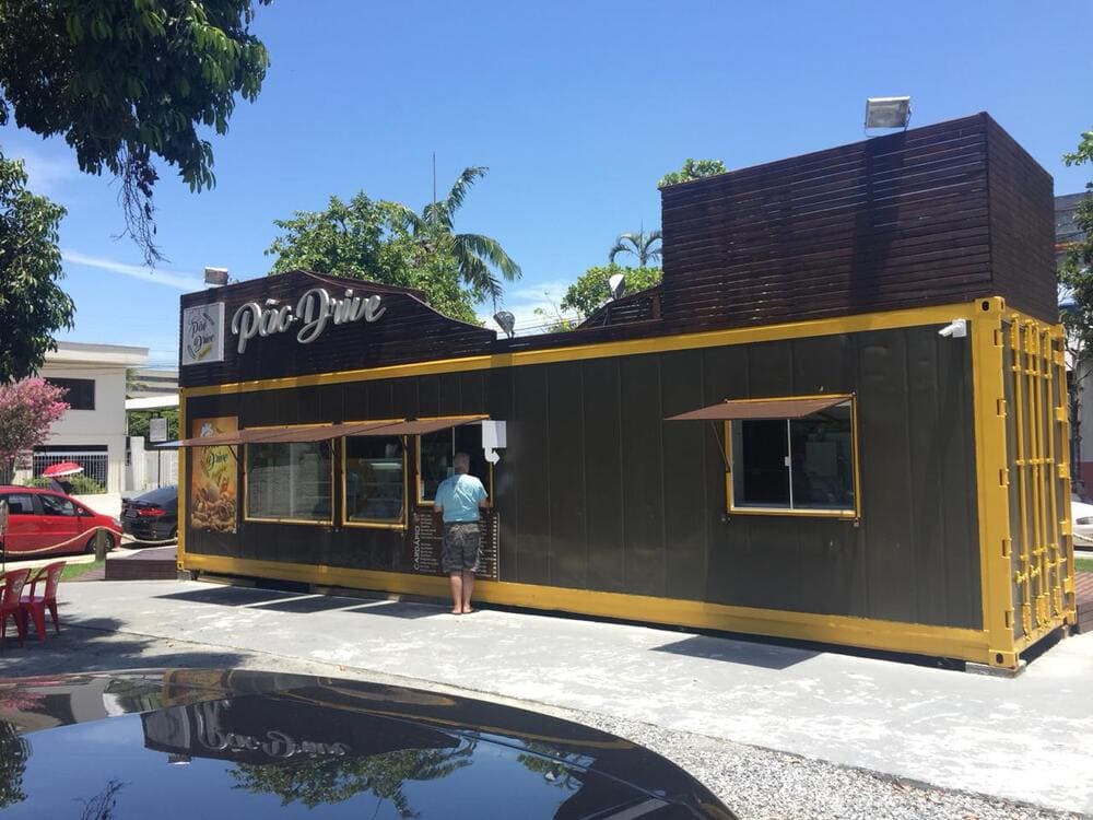 padaria drive thru container balneario camboriu 16 - Padaria Drive Thru em Container - Balneário Camboriú / SC