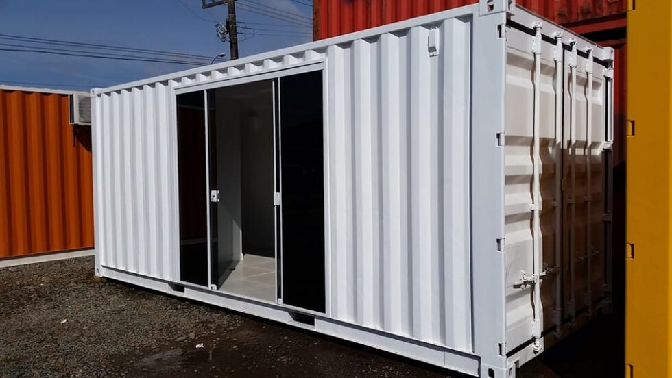 Projetos Escritórios para Show Room - Moducon Containers