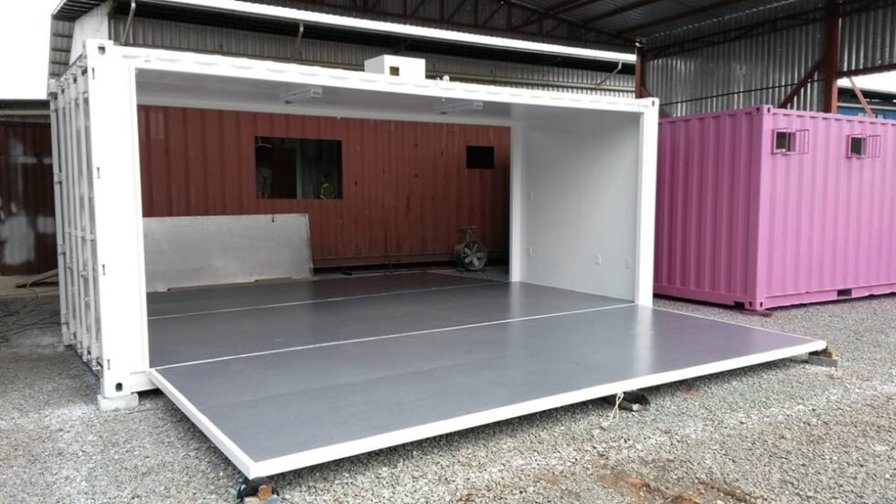 Projetos Escritórios para Show Room - Moducon Containers