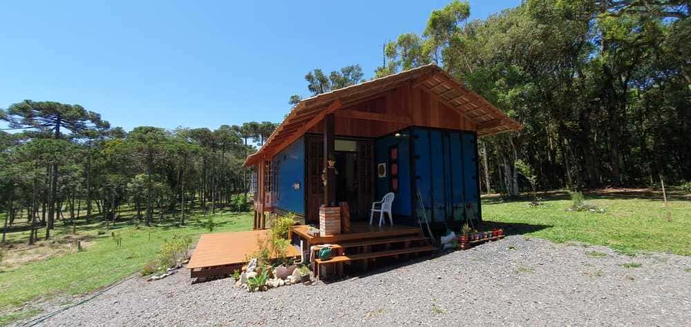 projeto casa de campo em container 2 - Casa de Campo em Container