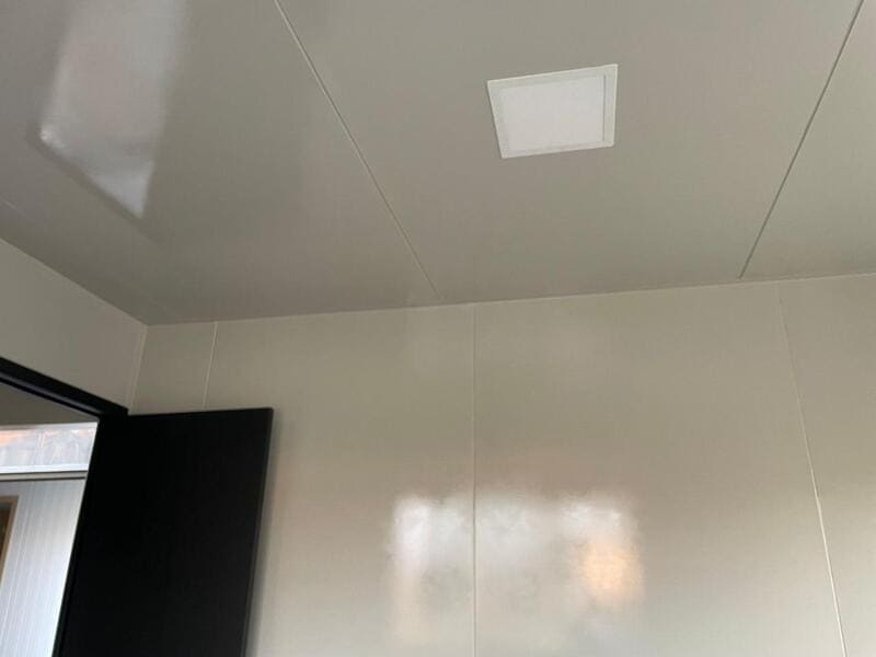 projeto container dry com revestimento em painel isotermico 9 - Casa Container com Dry com Revestimento em Painel Isotérmico